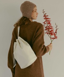 EFOLE | 【EFOLE】フェイクレザー ドローストリング ワンショルダー バッグ(ショルダーバッグ)