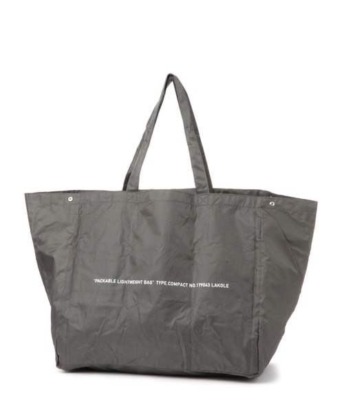 LAKOLE（ラコレ）の「レジカゴバッグ / 977716（エコバッグ/サブバッグ・レディース・ブラック/オフホワイト/グレー・FREE）」の4枚目の写真