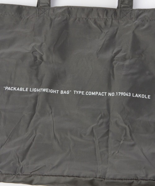 LAKOLE（ラコレ）の「レジカゴバッグ / 977716（エコバッグ/サブバッグ・レディース・ブラック/オフホワイト/グレー・FREE）」の15枚目の写真