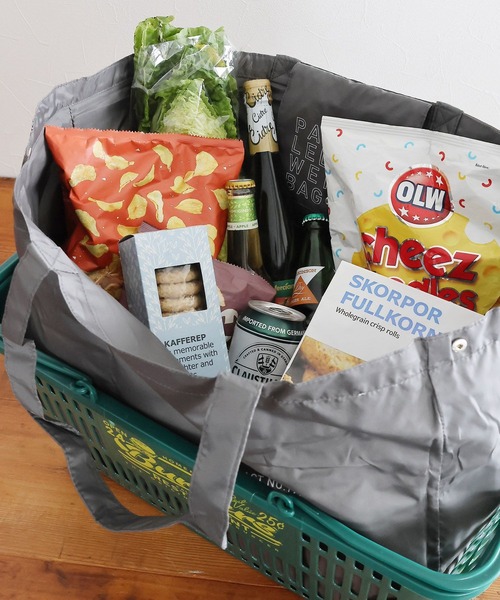 LAKOLE（ラコレ）の「レジカゴバッグ / 977716（エコバッグ/サブバッグ・レディース・ブラック/オフホワイト/グレー・FREE）」の22枚目の写真