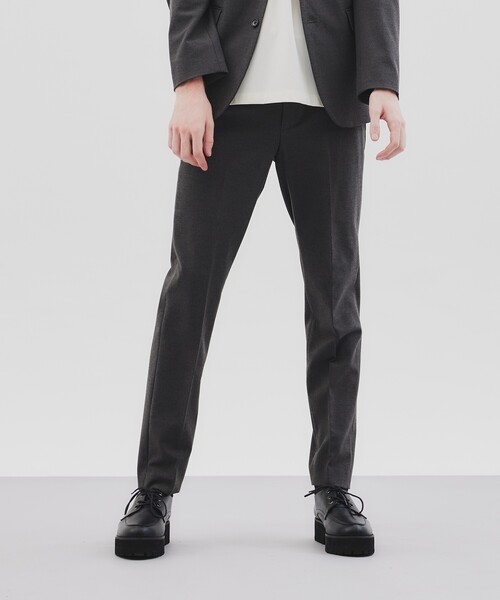 tk.TAKEO KIKUCHI(ティーケータケオキクチ)の「◆ソフトサーモスラックス(スラックス・メンズ・チャコールグレー/ブラック/ブルー系その他・01/02/03/04)」の1枚目の写真