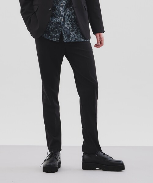 tk.TAKEO KIKUCHI(ティーケータケオキクチ)の「◆ソフトサーモスラックス(スラックス・メンズ・チャコールグレー/ブラック/ブルー系その他・01/02/03/04)」の2枚目の写真