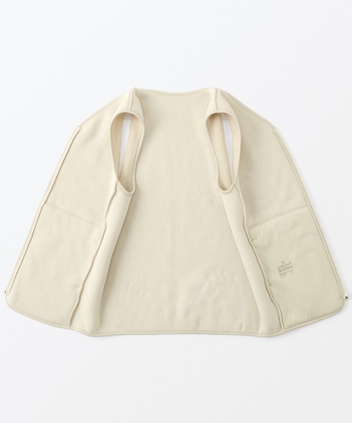 無印良品（ムジルシリョウヒン）の「ボアフリースベスト（ベスト・レディース・スモーキーグリーン系/ネイビー系/アイボリー・XL/XS/S/L/M/XXL）」の9枚目の写真