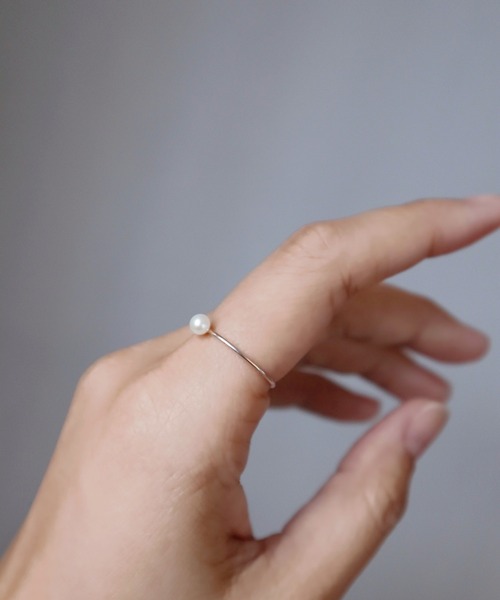 CERCA(チェルカ)の「KAM.accessory/silver925,14kgf/パールリング(リング・レディース・A/D/C/B・16号/9号/14号/12号)」の13枚目の写真
