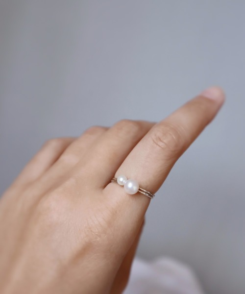 CERCA(チェルカ)の「KAM.accessory/silver925,14kgf/パールリング(リング・レディース・A/D/C/B・16号/9号/14号/12号)」の19枚目の写真