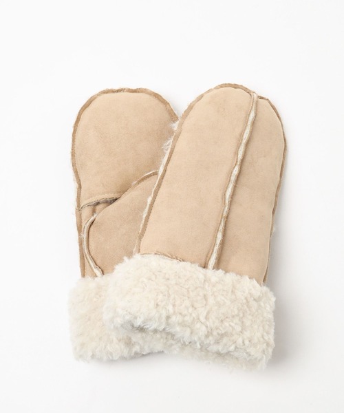 LOWRYS FARM(ローリーズファーム)の「ムートンフウミトン 980731(手袋・レディース・ブラック/ベージュ・FREE)」の9枚目の写真