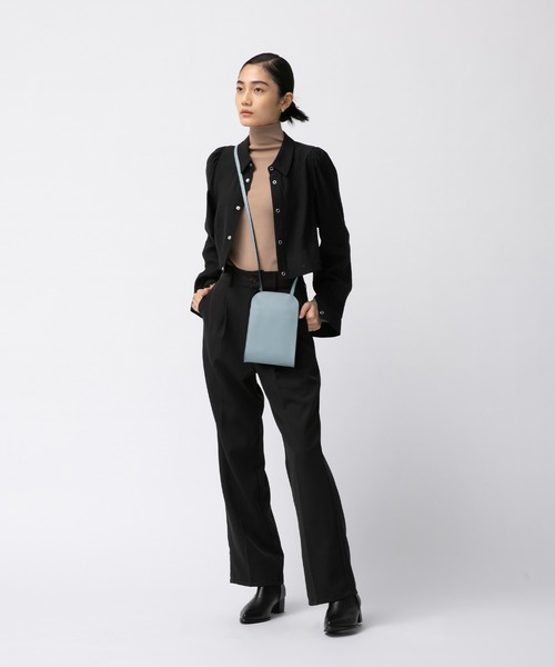 Epoi（エポイ）の「ゼロサン　がま口スマホポシェット（ショルダーバッグ・レディース・ピンク/グリーン/ブルーグレー/ブルー/ワイン/グレー/ブラック・FREE）」の18枚目の写真