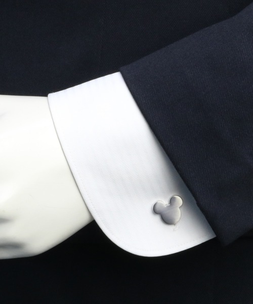 TOKYO SHIRTS（トウキョウシャツ）の「【Disney ディズニー】日本製 カフリンクス（カフリンクス・メンズ・シルバー・FREE）」の2枚目の写真