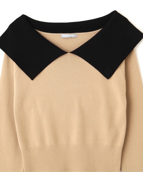 JILLSTUART - セーター ビックカラーデコルテニットトップス２ レディース 楽天市場】【SALE／50%OFF】ビッグカラーデコルテニットトップス
