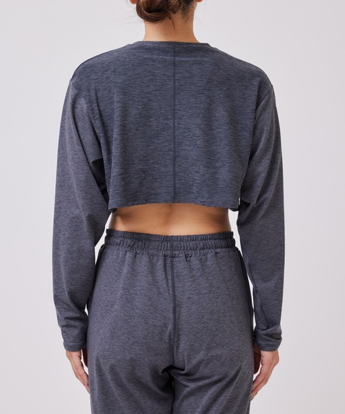 NERGY（ナージー）の「【UV】マイクロタッチレイヤードトップス（Tシャツ/カットソー・レディース・ブラック/チャコールグレー・FREE）」の9枚目の写真