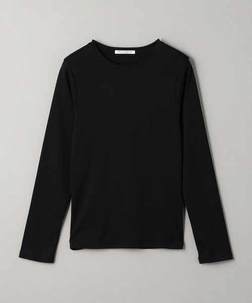 BEAUTY&YOUTH UNITED ARROWS(ビューティーアンドユースユナイテッドアローズ)の「コットン フライス ロングスリーブ Tシャツ 2(Tシャツ/カットソー・レディース・オフホワイト/ブラック・FREE)」の12枚目の写真