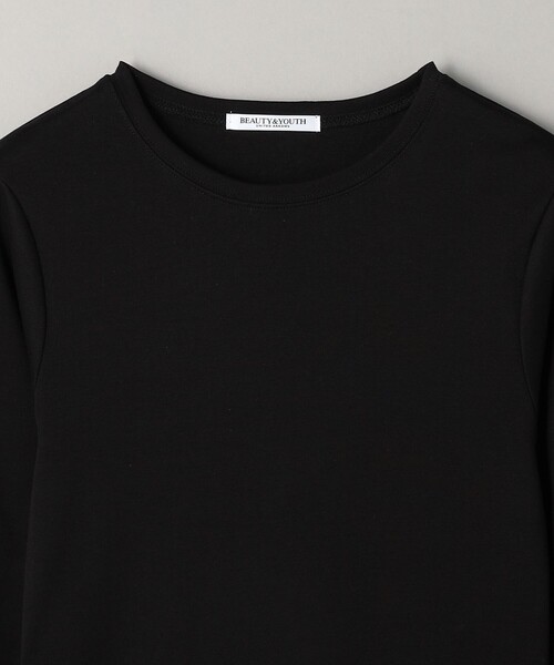 BEAUTY&YOUTH UNITED ARROWS(ビューティーアンドユースユナイテッドアローズ)の「コットン フライス ロングスリーブ Tシャツ 2(Tシャツ/カットソー・レディース・オフホワイト/ブラック・FREE)」の14枚目の写真