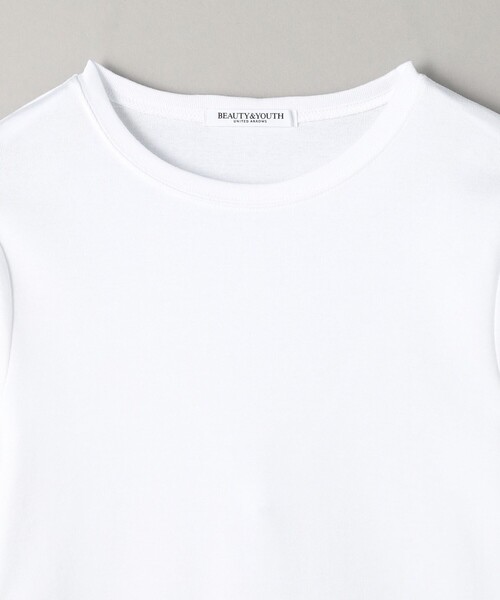 BEAUTY&YOUTH UNITED ARROWS(ビューティーアンドユースユナイテッドアローズ)の「コットン フライス ロングスリーブ Tシャツ 2(Tシャツ/カットソー・レディース・オフホワイト/ブラック・FREE)」の19枚目の写真