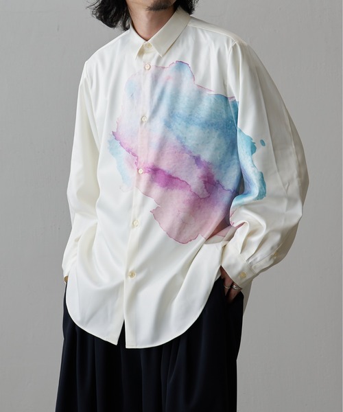 Lui's（ルイス）の「マーブルシャツ（シャツ/ブラウス）」 - WEAR