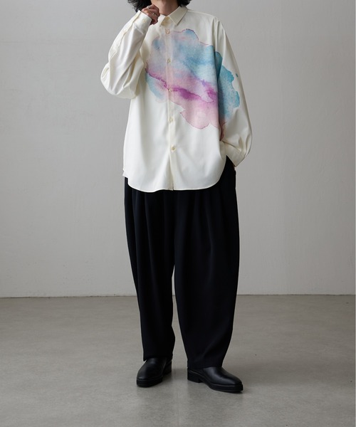 Lui's（ルイス）の「マーブルシャツ（シャツ/ブラウス）」 - WEAR