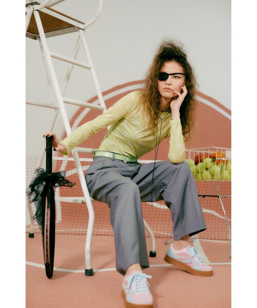 FILA COURT DASH Ray BEAMS別注 スニーカー ピンク 61310607584_D_5.jpg