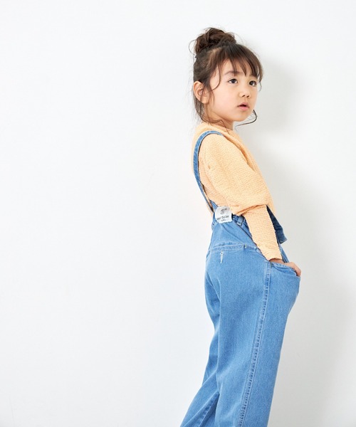 MAKE YOUR DAY（メイクユアデイ）の「サス付きワイドパンツ■80～140cm（その他パンツ・キッズ・ブラック/ブルー/ベージュ・110/120/100/80/140/130/90）」の10枚目の写真