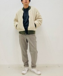 NAVY | NAVY ウールタッチテーパードパンツ(スラックス)