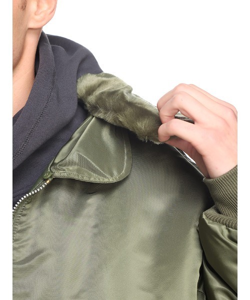 【ALPHA INDUSTRIES】MA-1 フライトジャケット B-15 L Alpha Industries（アルファインダストリーズ）の「ALPHA INDUSTRIES