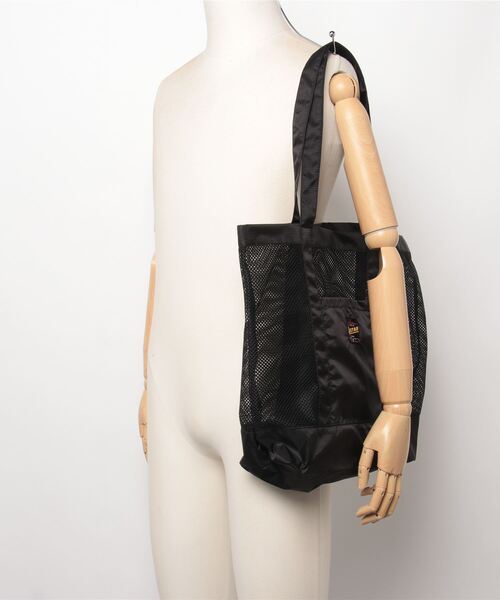 ROTAR(ローター)の「WORK Nylon Mesh Tote BAG(トートバッグ・メンズ・オリーブ/ブラック・FREE)」の13枚目の写真