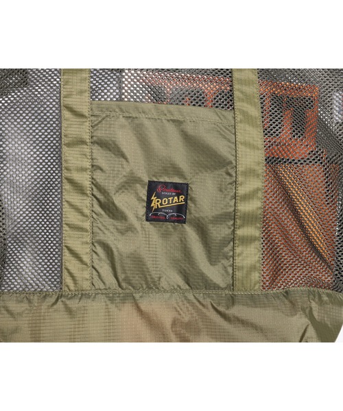 ROTAR(ローター)の「WORK Nylon Mesh Tote BAG(トートバッグ・メンズ・オリーブ/ブラック・FREE)」の7枚目の写真