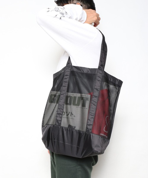 ROTAR(ローター)の「WORK Nylon Mesh Tote BAG(トートバッグ・メンズ・オリーブ/ブラック・FREE)」の9枚目の写真