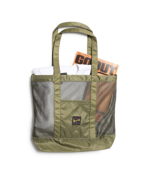 ROTAR(ローター)の「WORK Nylon Mesh Tote BAG(トートバッグ・メンズ・オリーブ/ブラック・FREE)」の15枚目の写真