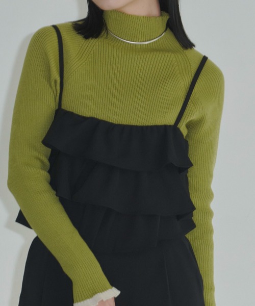 Aunt Marie's（アントマリーズ）の「フロントフリルオールインワン（つなぎ/オールインワン・レディース・チャコールグレー/ブラック・FREE）」の13枚目の写真