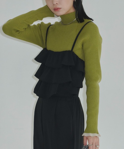 Aunt Marie's（アントマリーズ）の「フロントフリルオールインワン（つなぎ/オールインワン・レディース・チャコールグレー/ブラック・FREE）」の17枚目の写真