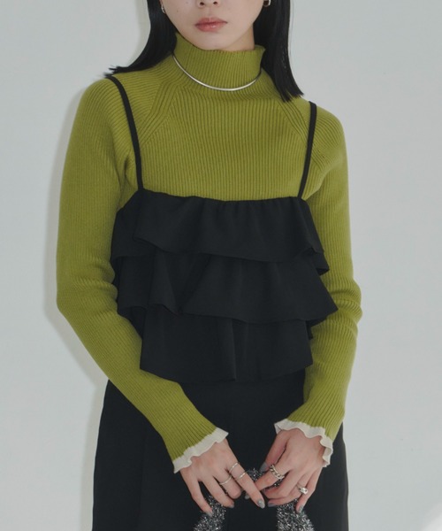 Aunt Marie's（アントマリーズ）の「フロントフリルオールインワン（つなぎ/オールインワン・レディース・チャコールグレー/ブラック・FREE）」の14枚目の写真