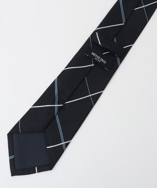 MEN'S BIGI(メンズビギ)の「チェック柄シルクネクタイ(ネクタイ・メンズ・ベージュ/ネイビー/ボルドー・FREE)」の7枚目の写真