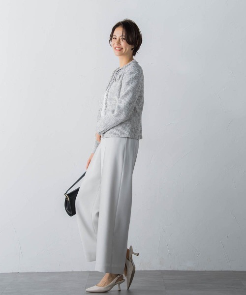 ストレッチツィードジャケット（ノーカラージャケット）｜LAUTREAMONT