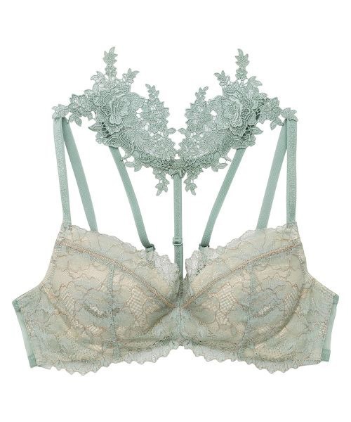 ANNEBRA（アンブラ）の「Romance チョーカー付きデコルテメイクブラジャー（ブラジャー・レディース・ライトパープル/ライトグリーン・E75/E70/C70/G70/B75/E80/D80/D75/G75/C75/C80/F75/F70/B70/D70）」の18枚目の写真