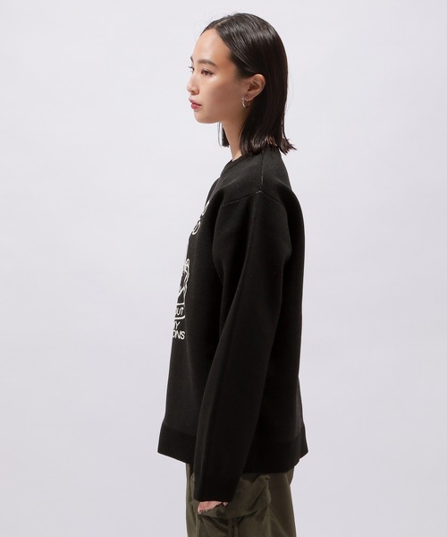 PAGEBOY（ページボーイ）の「エンブレムジャガードニット（ニット/セーター・レディース・ホワイト/ブラック/パープル・FREE）」の10枚目の写真