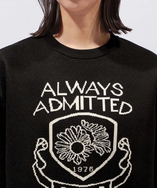 PAGEBOY（ページボーイ）の「エンブレムジャガードニット（ニット/セーター・レディース・ホワイト/ブラック/パープル・FREE）」の18枚目の写真