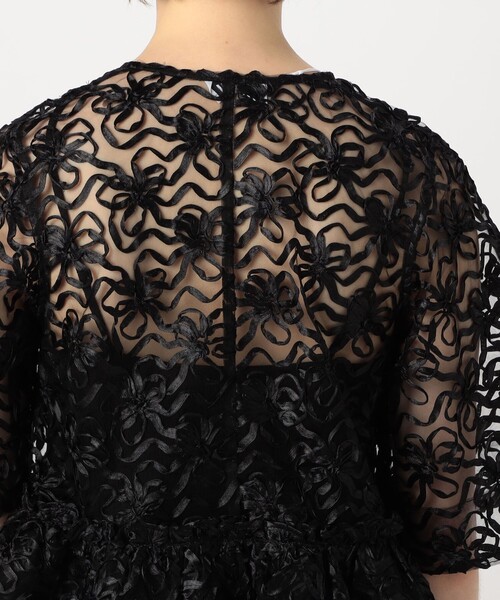 GANNI（ガニー）の「GANNI リボンミニドレス（ワンピース・レディース・ブラック系その他・34）」の6枚目の写真