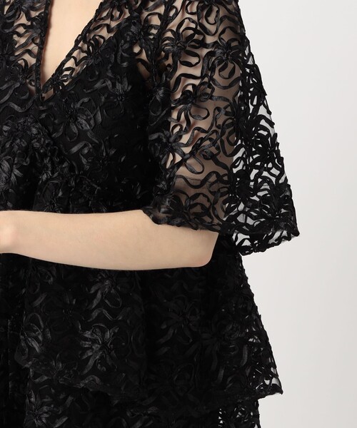 GANNI（ガニー）の「GANNI リボンミニドレス（ワンピース・レディース・ブラック系その他・34）」の7枚目の写真