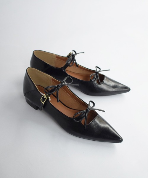 EVOL（イーボル）の「ダブルリボンポインテッドトゥパンプス（パンプス・レディース・ブラック/シルバー/ピンク・S/M/L）」の18枚目の写真