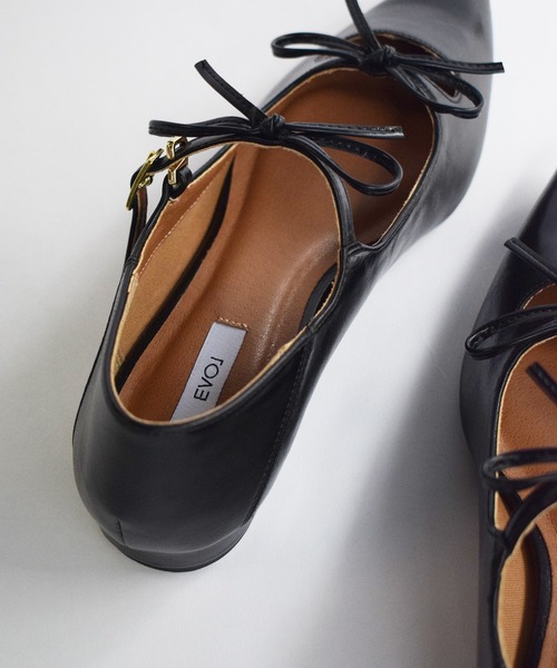 EVOL（イーボル）の「ダブルリボンポインテッドトゥパンプス（パンプス・レディース・ブラック/シルバー/ピンク・S/M/L）」の19枚目の写真