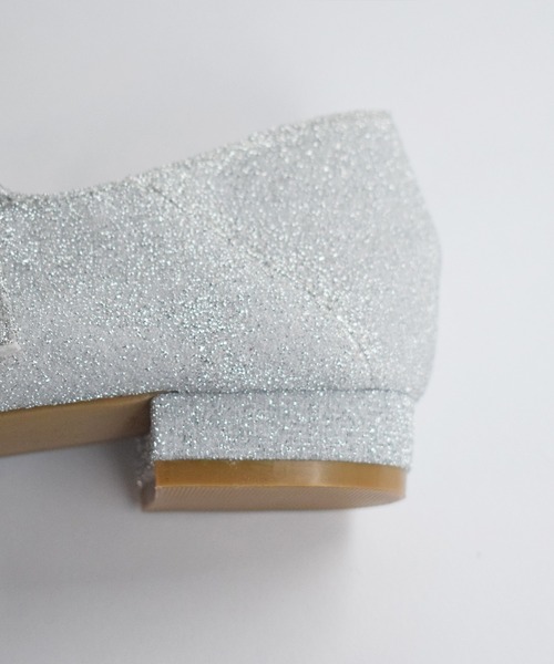 EVOL（イーボル）の「ダブルリボンポインテッドトゥパンプス（パンプス・レディース・ブラック/シルバー/ピンク・S/M/L）」の8枚目の写真