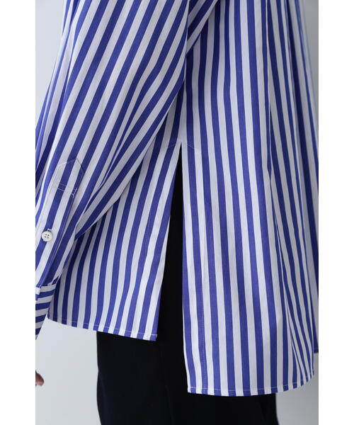 human woman（ヒューマンウーマン）の「◆モックネックブラウス（シャツ/ブラウス・レディース・ネイビー/ブルー系その他3・MEDIUM）」の21枚目の写真