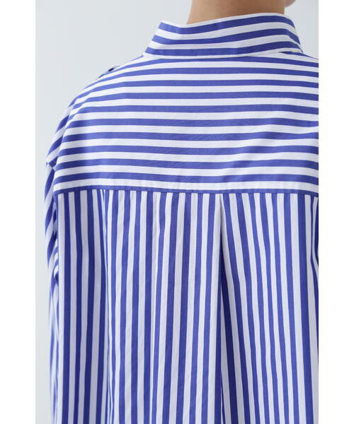 human woman（ヒューマンウーマン）の「◆モックネックブラウス（シャツ/ブラウス・レディース・ネイビー/ブルー系その他3・MEDIUM）」の14枚目の写真