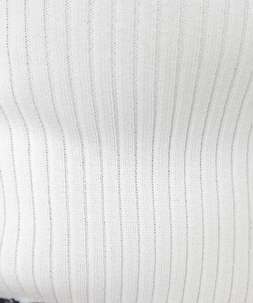 NATURAL BEAUTY BASIC（ナチュラルビューティーベーシック）の「◇＜Ｗｉｎｇコラボカップ付き＞スクエアニットタンク（タンクトップ・レディース・ブラウン/オフホワイト/ブラック・FREE）」の21枚目の写真