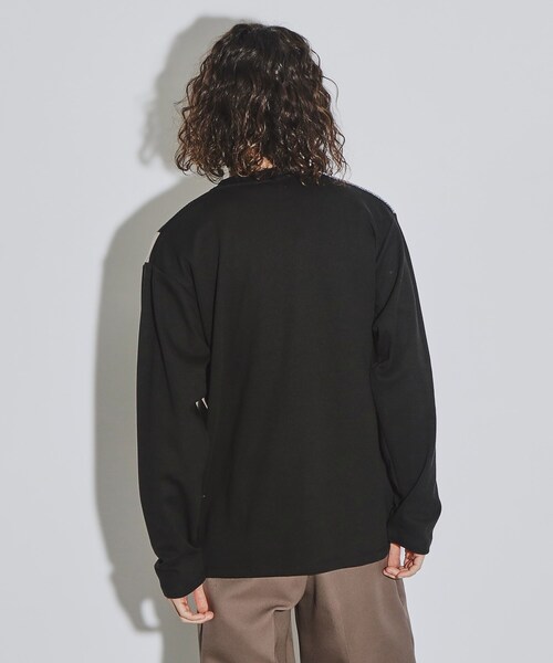 tk.TAKEO KIKUCHI(ティーケータケオキクチ)の「◆ニット切替デザインカットソー(Tシャツ/カットソー・メンズ・ブラック系4/ブルー系その他6/ホワイト系5・03/04/02)」の16枚目の写真