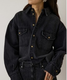 crie conforto | ボーイフレンドデニムシャツ(シャツ/ブラウス)