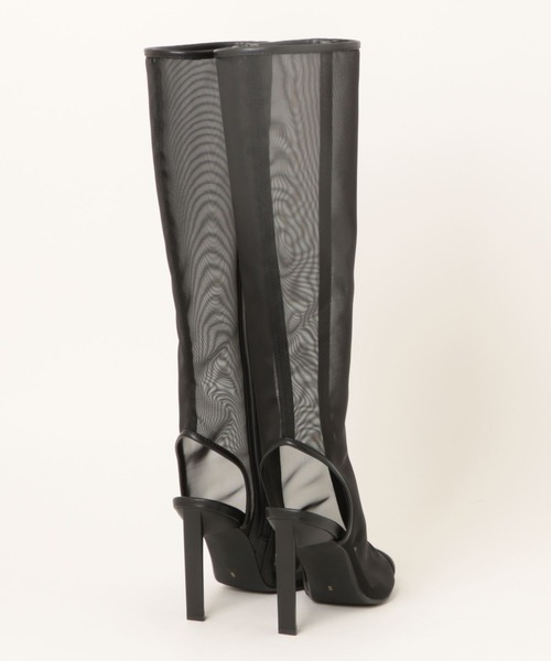 セール】オープントゥシアーロングブーツ（ブーツ）｜EIMY ISTOIRE