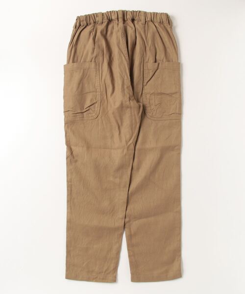 SPELLBOUND（スペルバウンド）の「[SPELLBOUND / スペルバウンド] 綿麻プロペラクロスビックポケットカーゴイージー（カーゴパンツ・メンズ・ベージュ/ネイビー・32inch/30inch）」の3枚目の写真