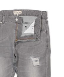 The DUFFER 「ガムストレッチ」ダメージ加工 スキニーデニム　XL The DUFFER of ST.GEORGE（ザダファーオブセントジョージ）の