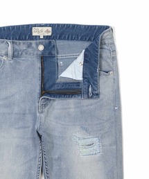 The DUFFER 「ガムストレッチ」ダメージ加工 スキニーデニム　XL インポート・海外人気ブランド DUFFER The 「ガムストレッチ
