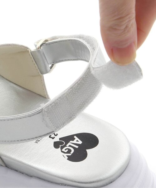 algy（アルジー）の「ダブルバックルスポサン（サンダル・キッズ・ブラック/シルバー・23/24/21/20/22）」の16枚目の写真
